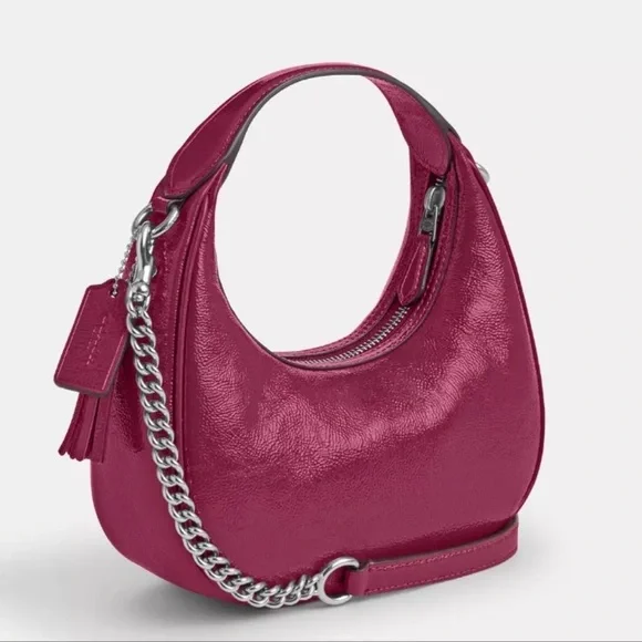 Coach “Carmen” Mini Crinkled Leather Crossbody NWT - Picture 3 of 15